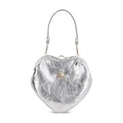 Vivienne Westwood Silverton Clasp Väska med Orb Detalj Gray, Dam