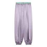 Valentino Garavani Cropped Byxor Purple, Dam