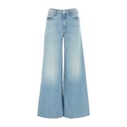 Mother Vida Undercover Denim Jeans Blue, Dam