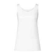 Riani Elastisk Topp Klassisk Rund Hals White, Dam