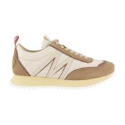 Moncler Låga Sneakers för Herrar Beige, Herr