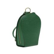 Louis Vuitton Vintage Pre-owned Laeder ryggsckar Green, Dam