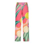 Seductive Wide Trousers Multicolor, Dam