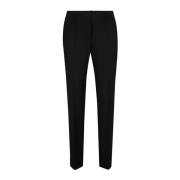 Windsor Slim Fit Ull Affärsbyxor Black, Dam