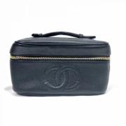 Chanel Vintage Pre-owned Laeder chanel-vskor Black, Dam