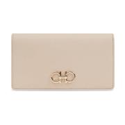 Salvatore Ferragamo Läder plånbok Beige, Dam