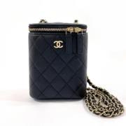 Chanel Vintage Pre-owned Tyg handvskor Black, Dam