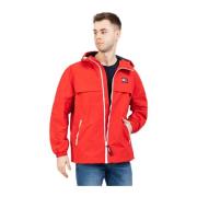 Tommy Hilfiger Herr Vindjacka Röd Regular Fit Red, Herr