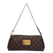 Louis Vuitton Vintage Pre-owned Canvas axelremsvskor Brown, Dam