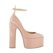 Valentino Garavani Rose Cannelle Platform Pumps Pink, Dam