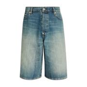 Kenzo Jeansshorts med vintageeffekt Blue, Herr