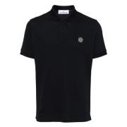 Stone Island Klassisk Polo Shirt i Olika Färger Black, Herr