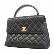 Chanel Vintage Pre-owned Laeder chanel-vskor Black, Dam