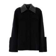 Jil Sander Stilren Svart Yllejacka Black, Dam