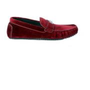 Dolce & Gabbana Sammet Loafers för Män Red, Herr