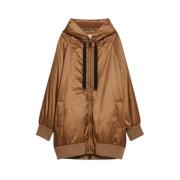 Max Mara Greenma huva jacka med CameLuxe-fyllning Brown, Dam