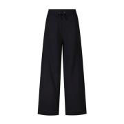 Lala Berlin Beqväm Wide Leg Sweatpants Black, Dam