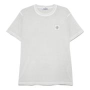 Stone Island Avslappnad Bomull T-shirt White, Herr