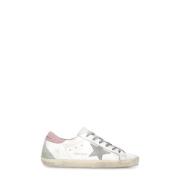 Golden Goose Vita Lädersneakers med Stjärnlogo White, Dam