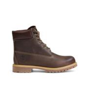 Timberland Stiliga Läder- och Tygkängor Brown, Herr