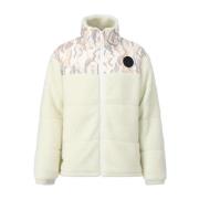 Carlo Colucci Quiltad Teddyjacka Beige, Herr