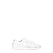 Golden Goose Vita Lädersneakers med Stjärnlogo White, Dam