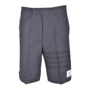 Thom Browne Bomull Bermuda Shorts Gray, Herr