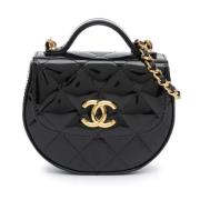 Chanel Vintage Pre-owned Laeder handvskor Black, Dam