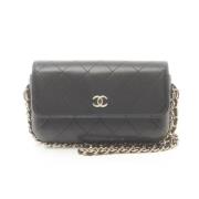 Chanel Vintage Pre-owned Laeder chanel-vskor Black, Dam