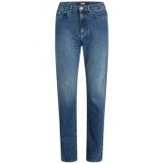 Karl Lagerfeld Jeans Denim Logo Metallficka Blue, Dam