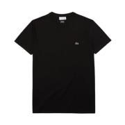 Lacoste Ikonisk Minimalistisk T-Shirt Black, Herr