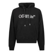 Off White Bokig Skate Hoodie Sweaters Black, Herr