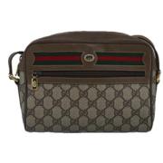 Gucci Vintage Pre-owned Canvas gucci-vskor Brown, Dam