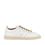 Hogan Snygga Vita Sneakers med Vadderad Tunga White, Dam