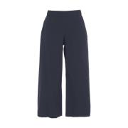 Ottod'Ame Blå Bomull Culottes Elegant Stil Blue, Dam