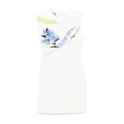 Moschino Elegant Polyester Klänning White, Dam