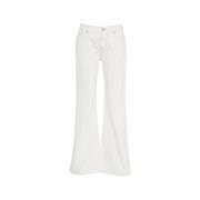 7 For All Mankind Vita Flare Jeans 'Spencer' Elegant Stil White, Dam