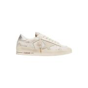 Golden Goose Vita Lädersneakers Vintage Stil White, Dam