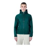 Moncler Randig huva vindjacka Green, Herr