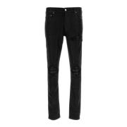 Amiri Stretch Svarta Denim Jeans Black, Herr