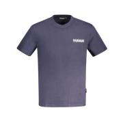 Napapijri Blå Bomull T-shirt Blue, Herr