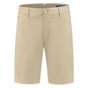 Jacob Cohën Bomull/Lyocell Shorts med Fickor Beige, Herr