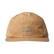 MM6 Maison Margiela Logo Motif Baseball Cap Brown, Herr