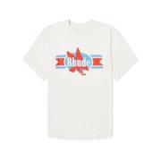 Rhude Chevron Eagle Tee Vintage White Beige, Herr