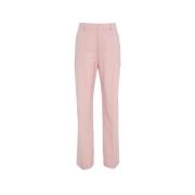 Semicouture Rose Wide Leg Pants Pink, Dam