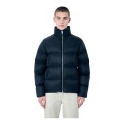 Moncler Quiltad dunjacka med logopatch Black, Herr