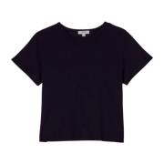 Agolde Svart Adine T-shirt och Polo Black, Dam