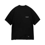 Represent Bomull T-shirt med Oversized Passform Black, Herr