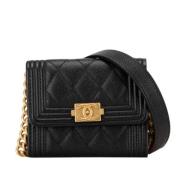 Chanel Vintage Pre-owned Laeder plnbcker Black, Dam