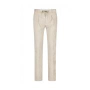 Circolo 1901 Corduroy Komfort Byxor Beige, Herr